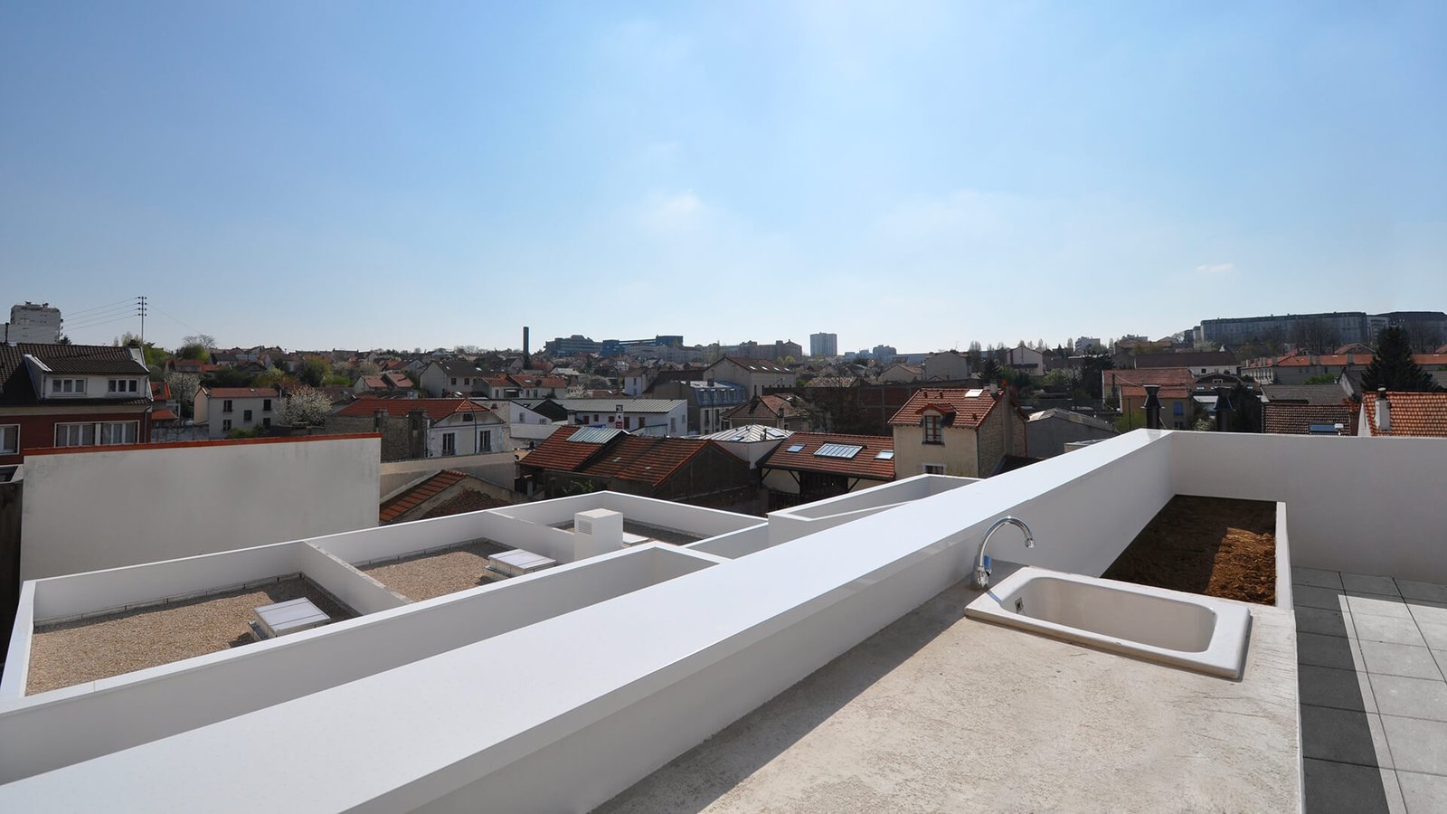 Vue extérieure du bâtiment