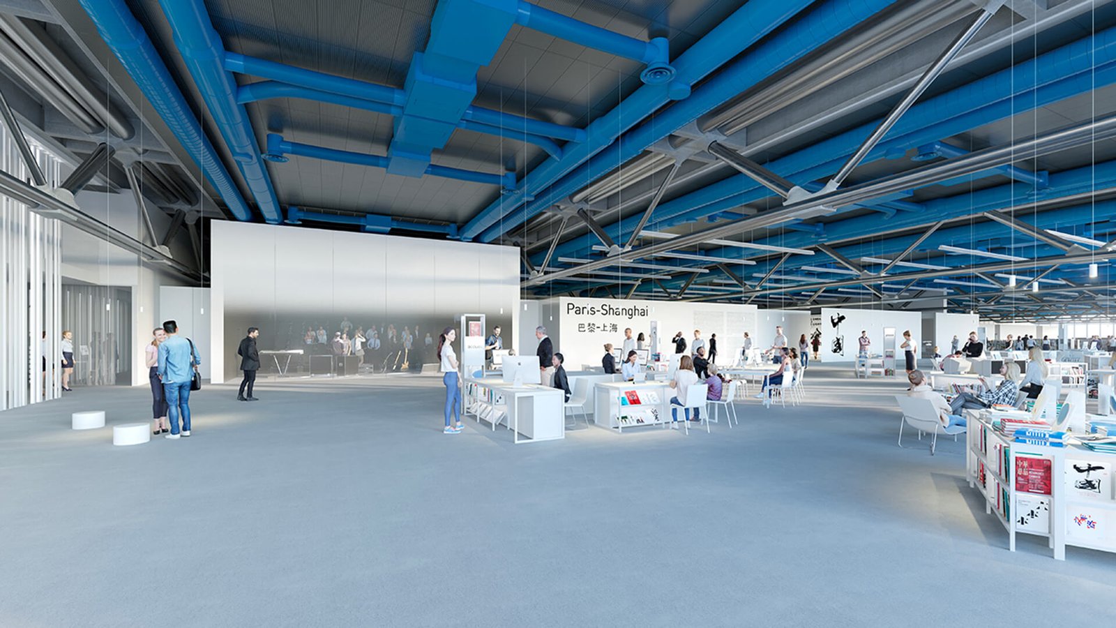 Vue intérieure du bâtiment