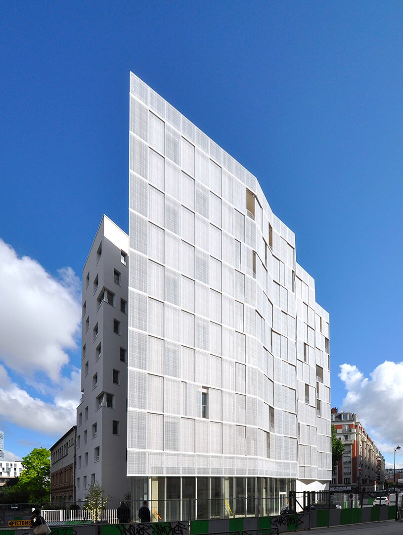 Vue extérieure du bâtiment