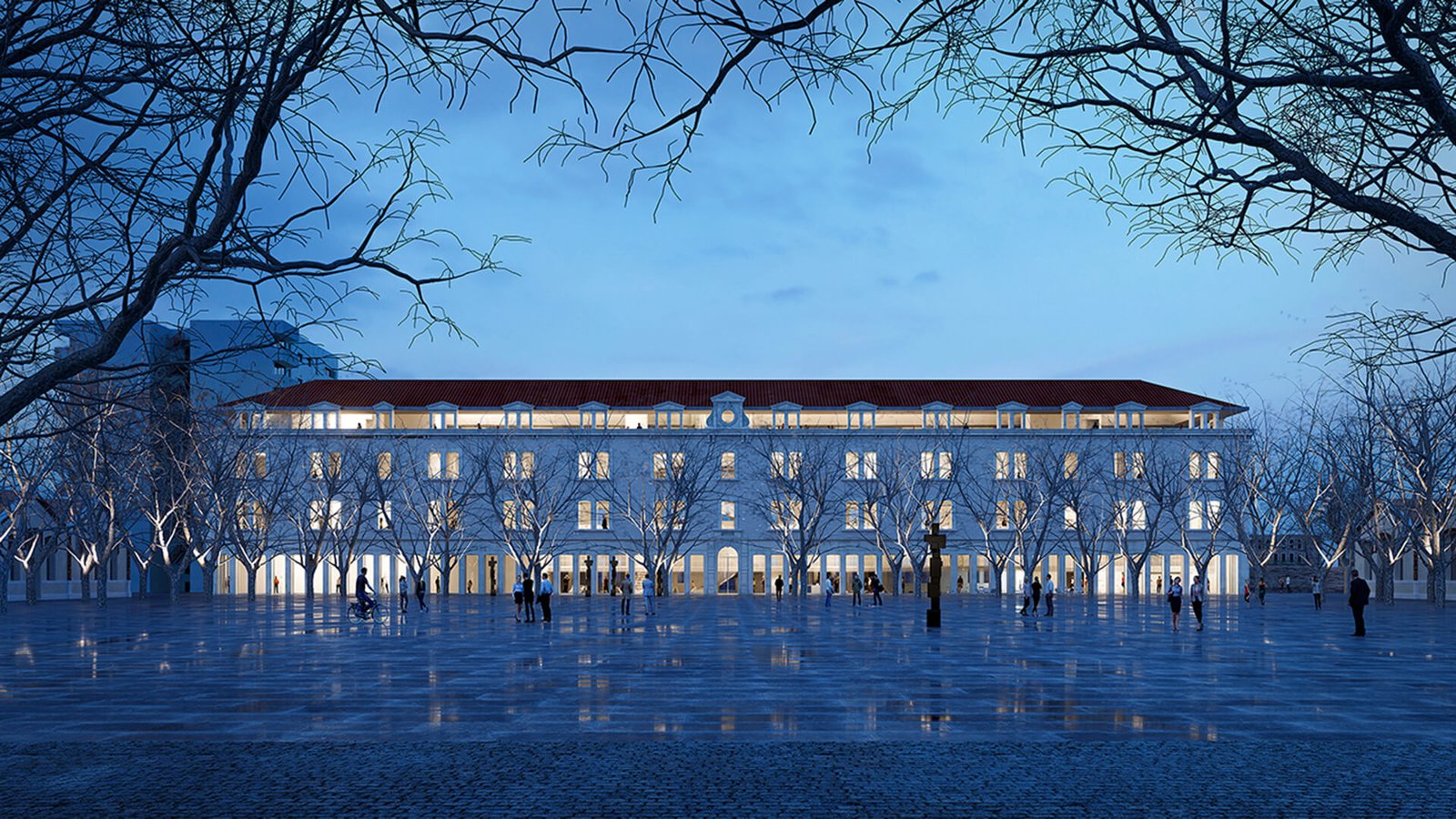 Vue extérieure du bâtiment